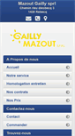 Mobile Screenshot of gaillymazout.be